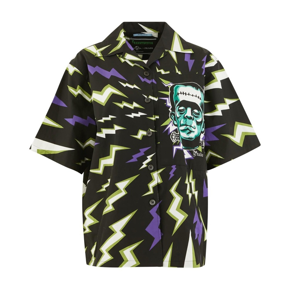 Prada Frankenstein Collared Shirt